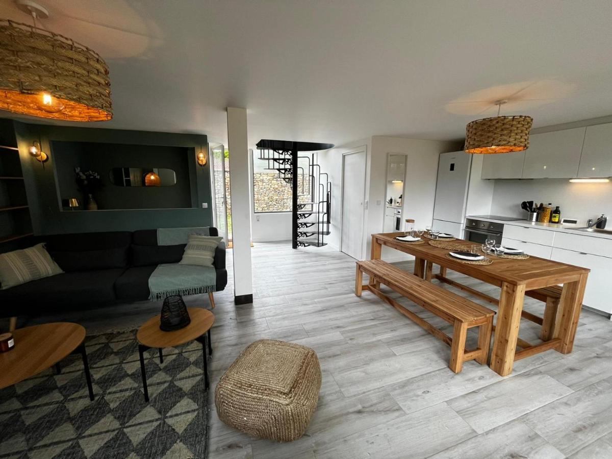 Maison De Campagne Entierement Climatisee Avec Grand Jardin Villa Pressagny-lʼOrgeuilleux Exteriör bild